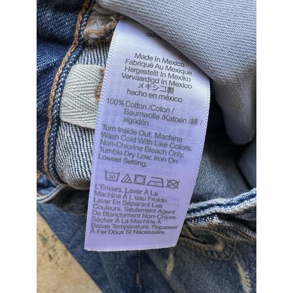 NWT Madewell The Petite Curvy Low Slung Baggy Jeans Distressed Women’s Size 31P - Picture 12 of 12